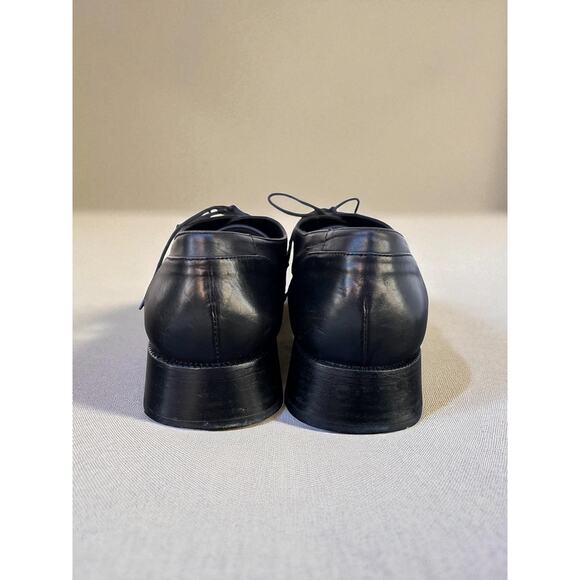 Vintage 90s Bally Leather Lace-Up Loafers | Square Toe Oxfords Size EU 37.5 - Picture 8 of 8